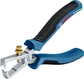 Bosch klešče za odstranjevanje izolacije 160 mm z ergonomskim mehkim ročajem.